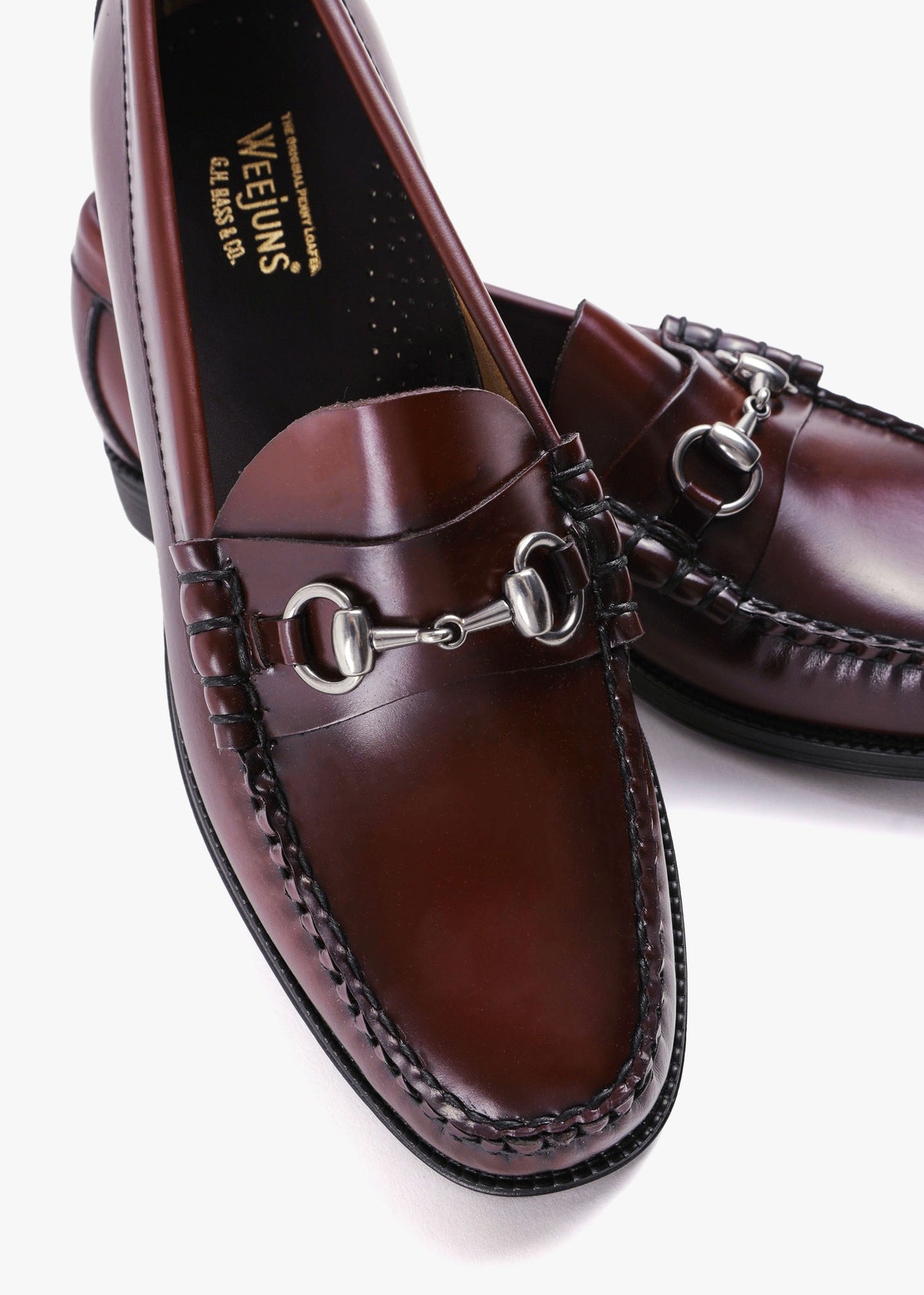 Men’s Easy Weejuns Lincoln Penny Wine Leather Loafers