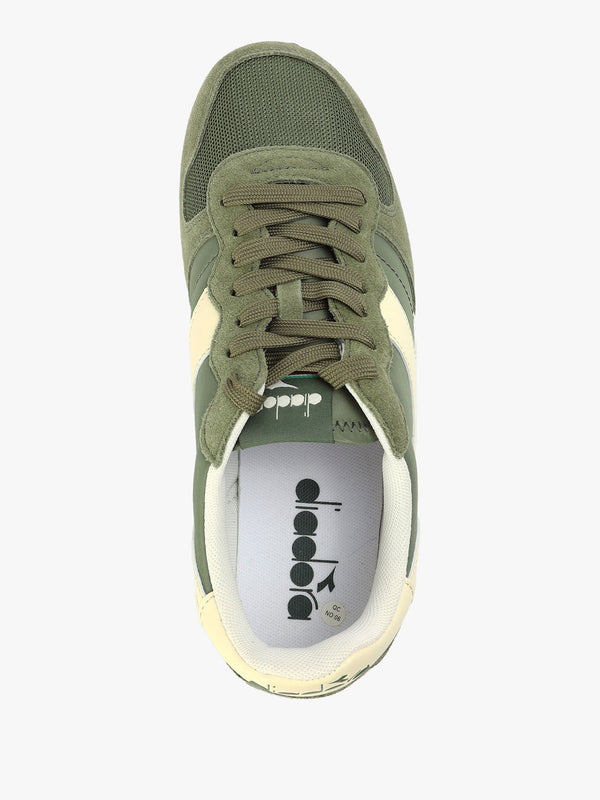 Camaro Olivine Whisper White Retro Trainers