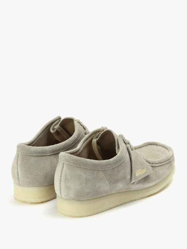 Men's Pale Grey Suede Wallabee Shoes