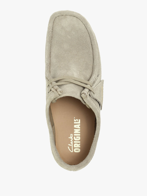 Men's Pale Grey Suede Wallabee Shoes