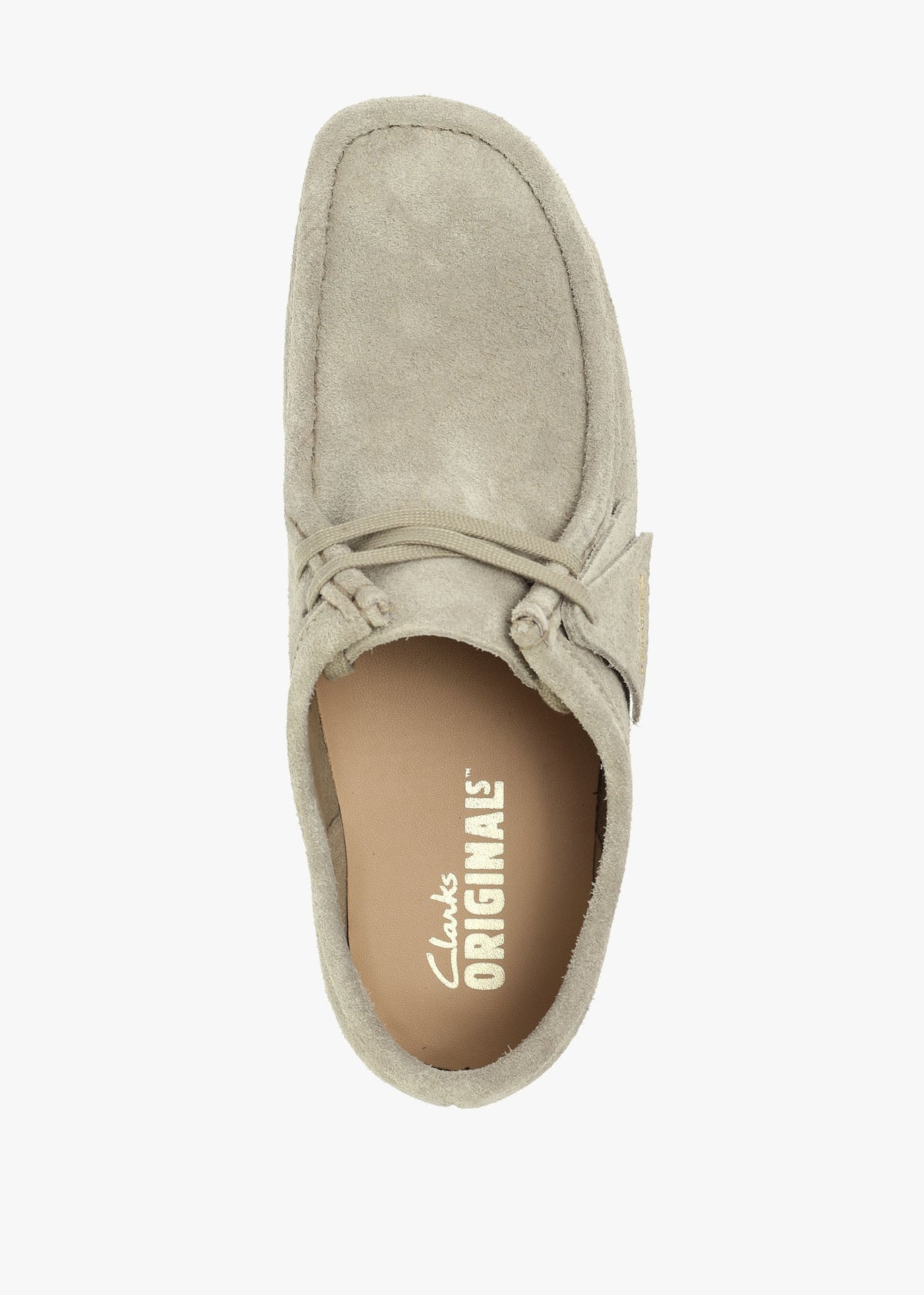Men's Pale Grey Suede Wallabee Shoes