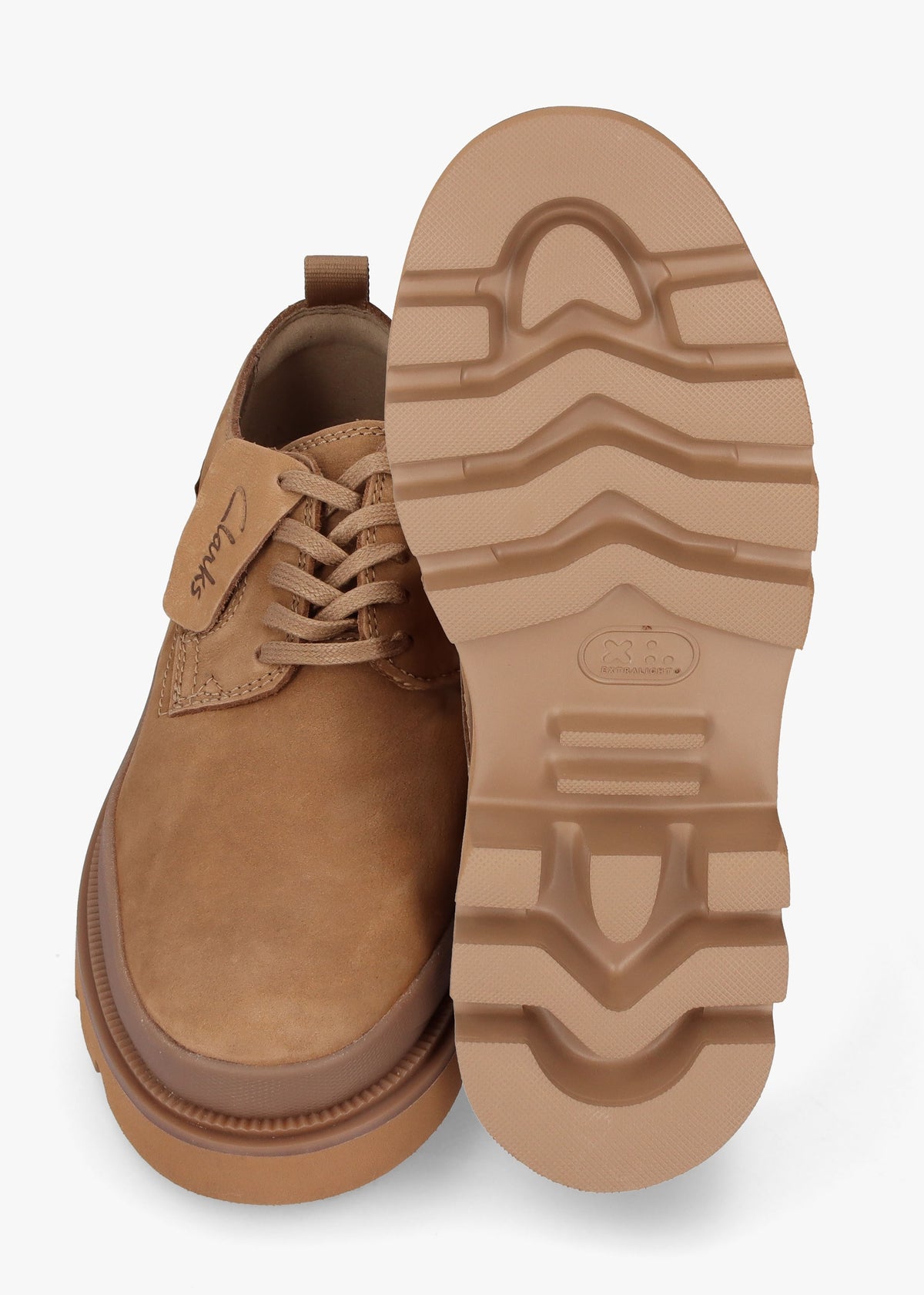 Men’s Badell Dark Sand Nubuck Chunky Lace Up Shoes