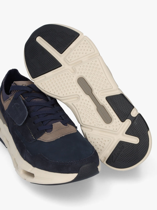 Men’s NXE Lo Navy Nubuck Trainers