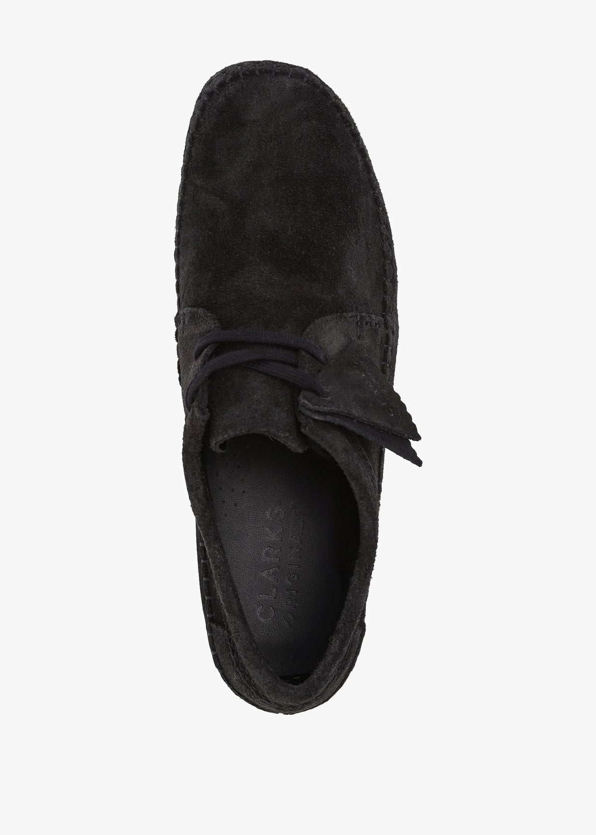 Men's Weaver Black Suede Lace Up Shoes
