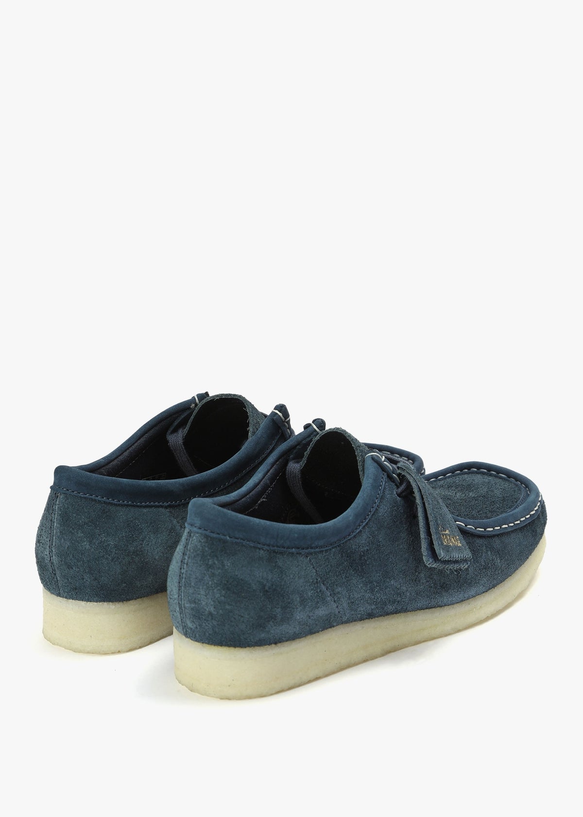 Men's Navy Suede Wallabee Shoes