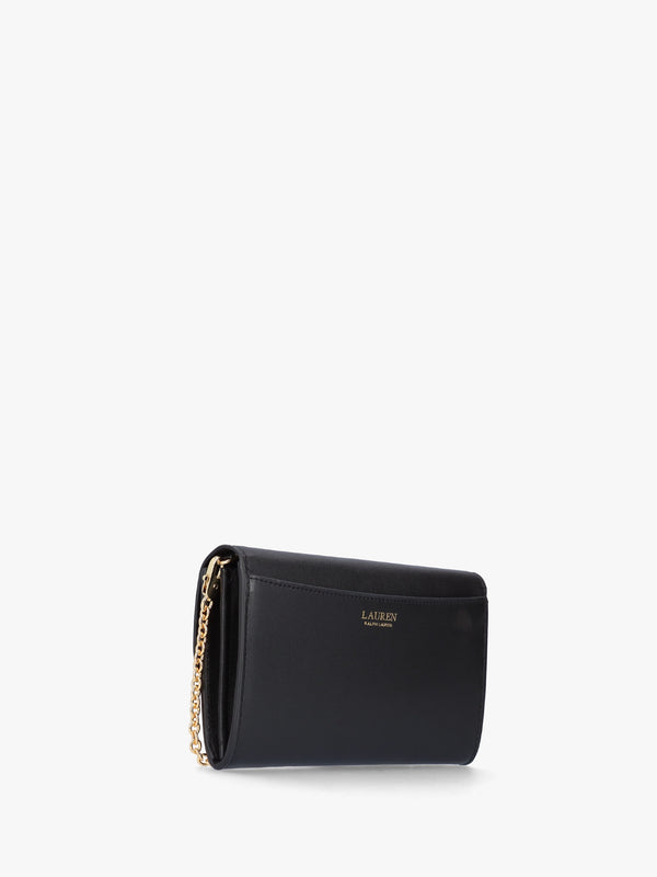 Adair 20 Black Leather Cross-Body Bag