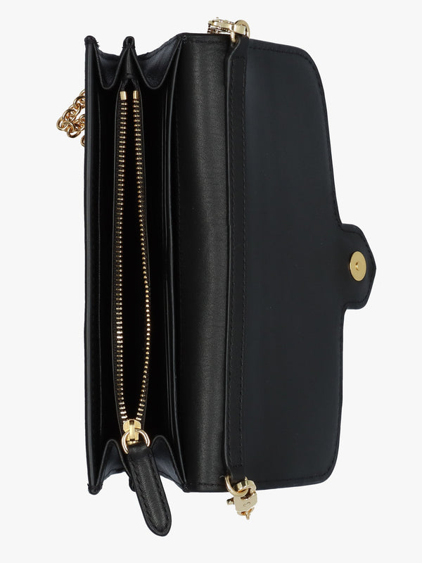 Adair 20 Black Leather Cross-Body Bag