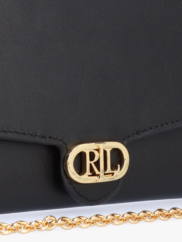 Adair 20 Black Leather Cross-Body Bag