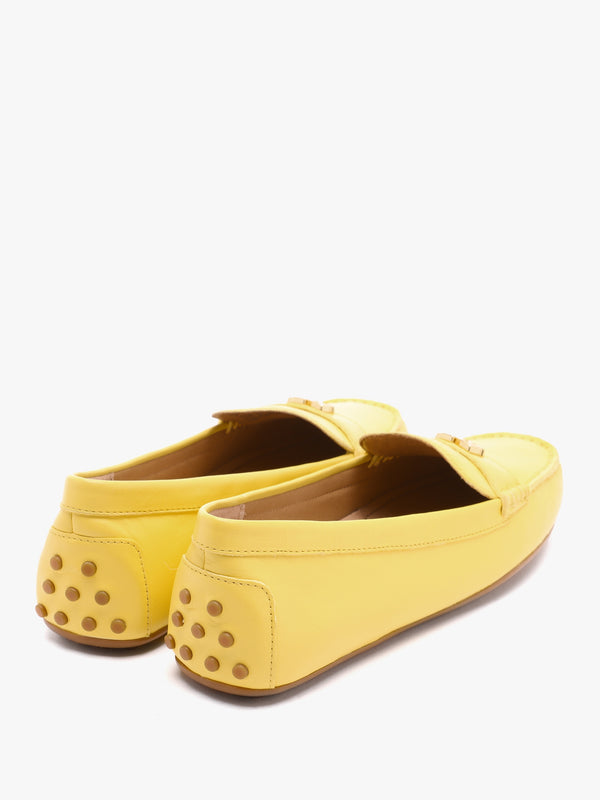 Barnsbury Yellow Leather Loafers