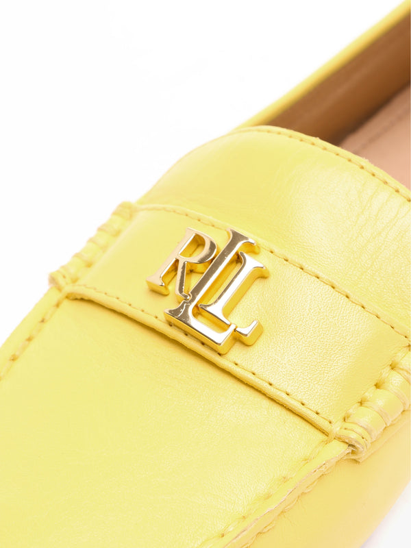 Barnsbury Yellow Leather Loafers