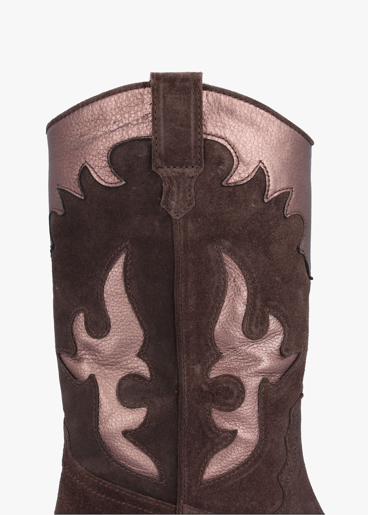 Amory Brown Suede Western Boots