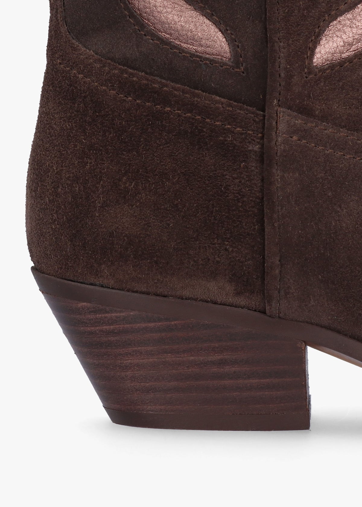 Amory Brown Suede Western Boots