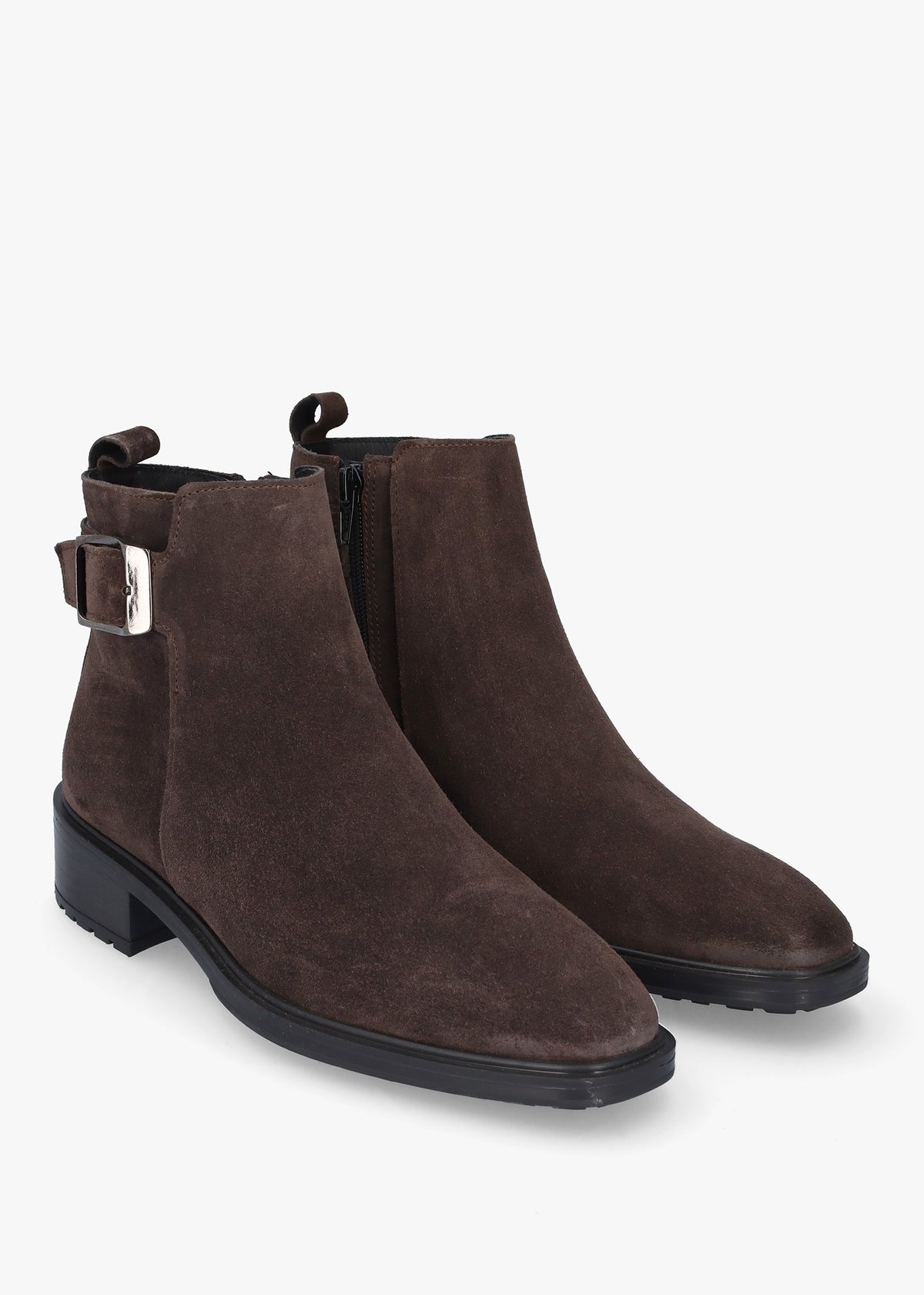 Drew Brown Suede Ankle Boots