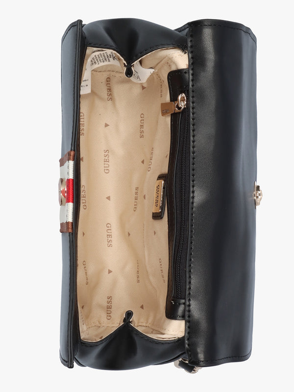 Nelka Black Cross-Body Bag