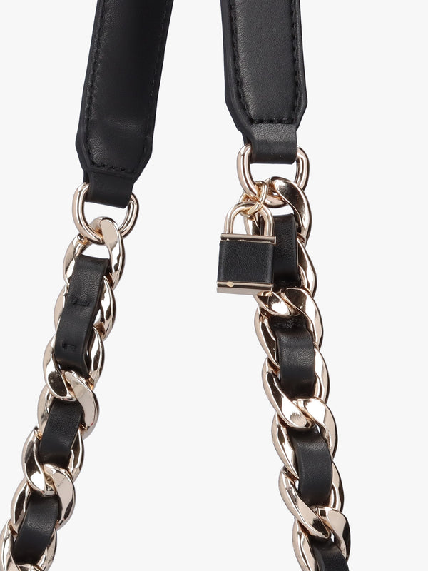 Nelka Black Cross-Body Bag