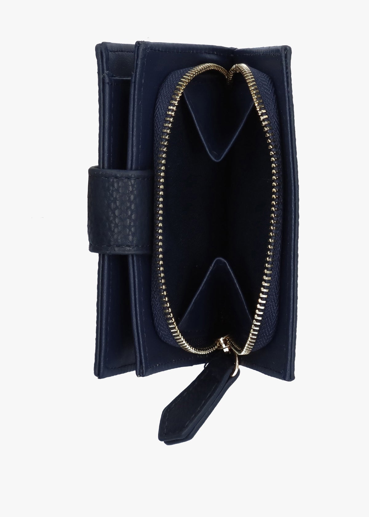 Brixton Small Foldover Blu Wallet