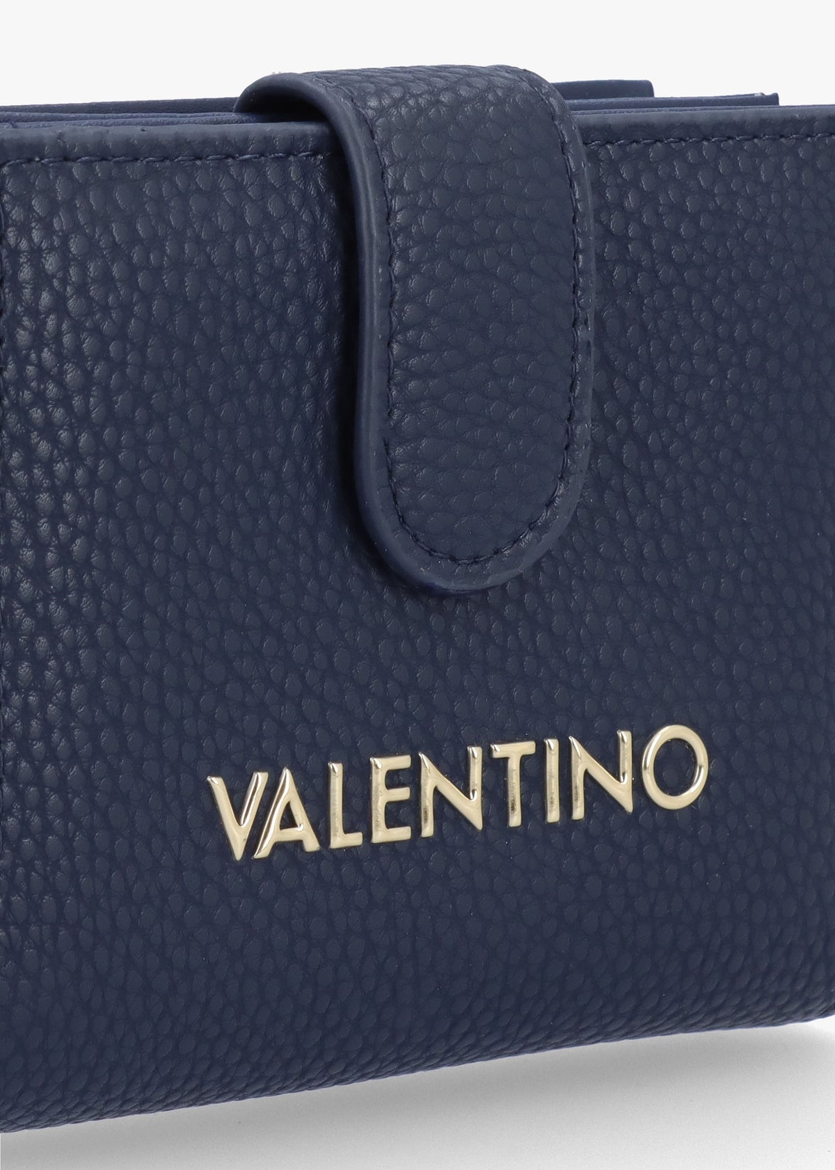 Brixton Small Foldover Blu Wallet