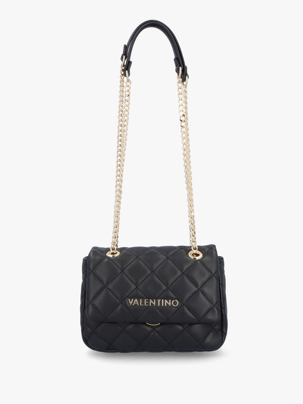 Mini Ocarina Quilted Black Shoulder Bag