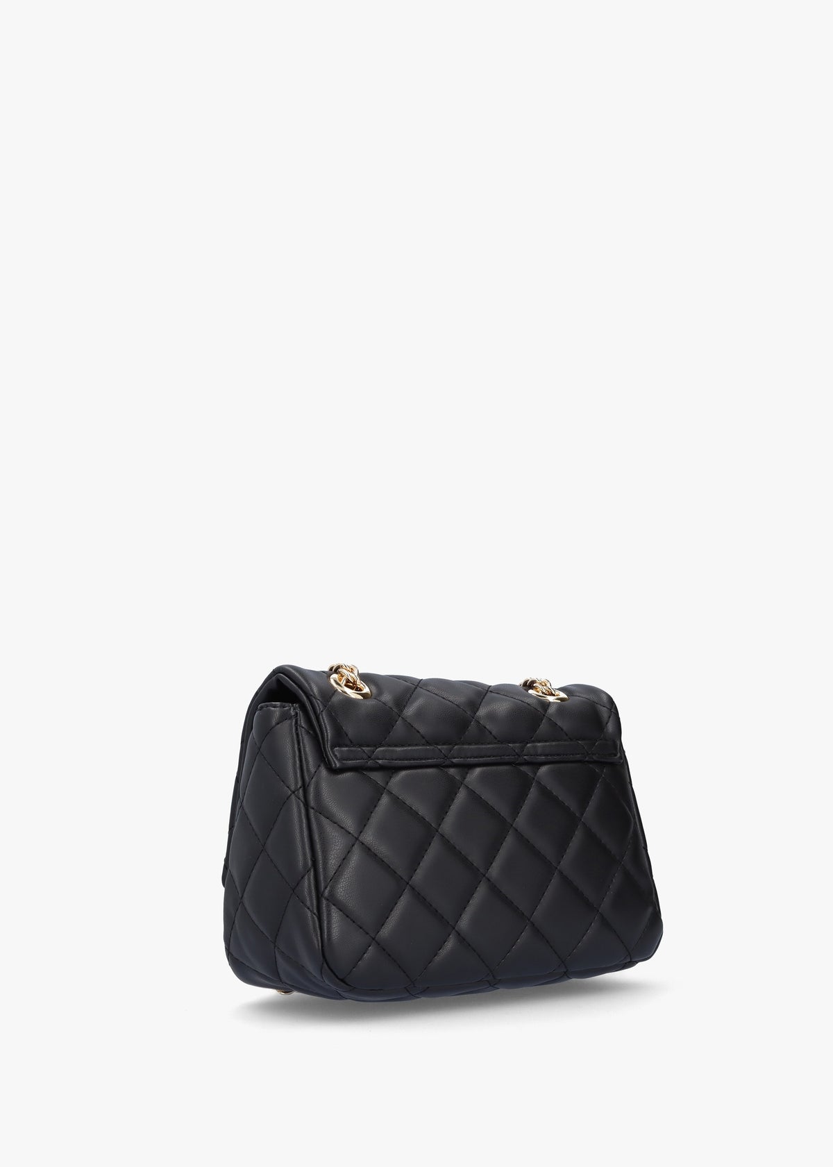 Mini Ocarina Quilted Black Shoulder Bag