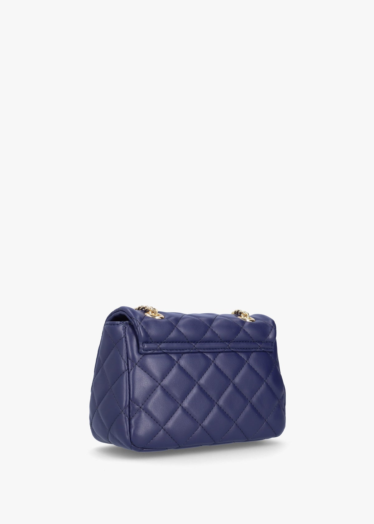 Mini Ocarina Quilted Relove Recycle Blu Shoulder Bag