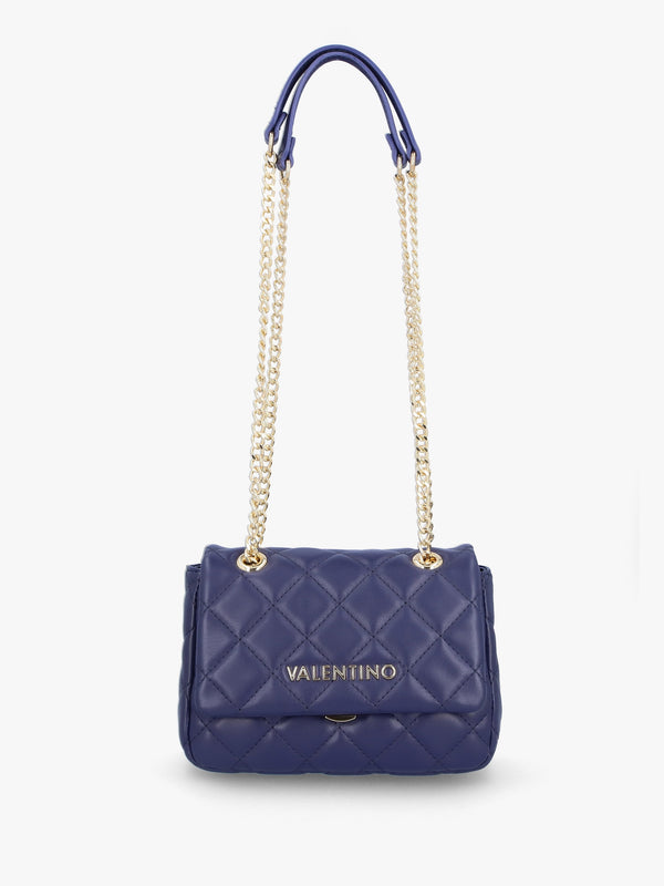 Mini Ocarina Quilted Relove Recycle Blu Shoulder Bag