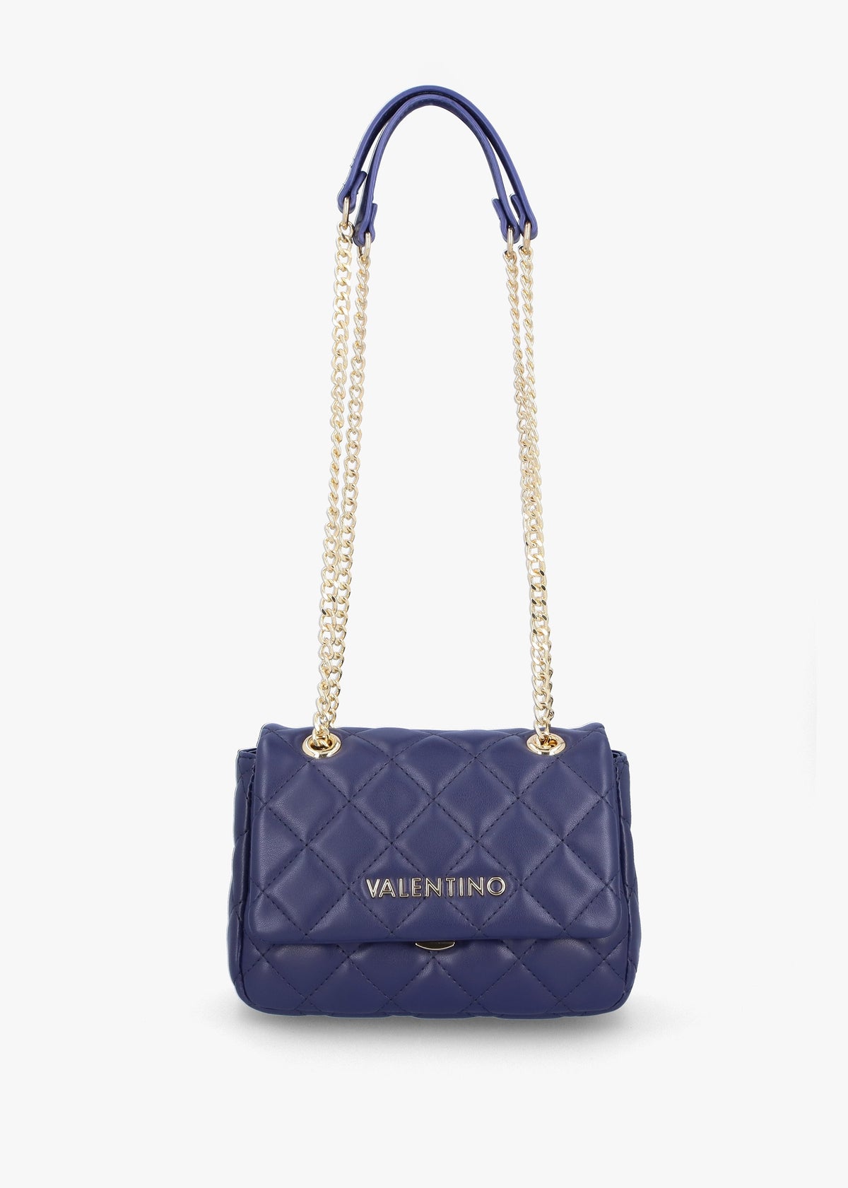 Mini Ocarina Quilted Relove Recycle Blu Shoulder Bag