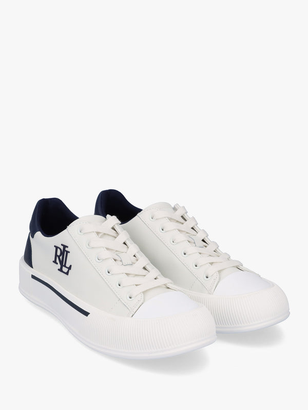 Daisie Logo White Leather Trainers