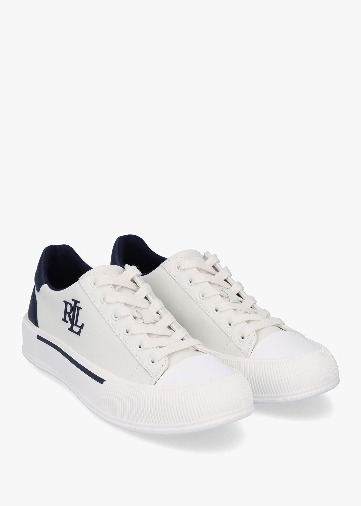 Daisie Logo White Leather Trainers