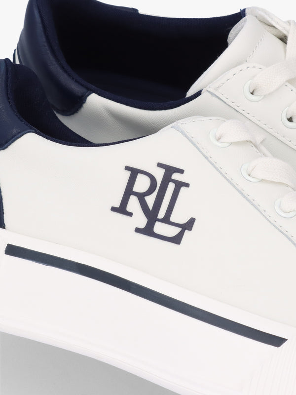 Daisie Logo White Leather Trainers