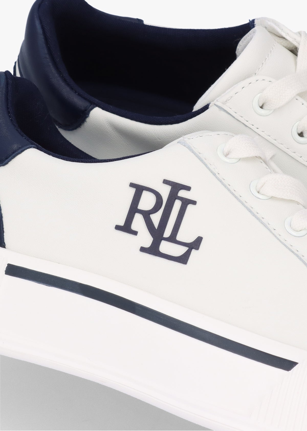 Daisie Logo White Leather Trainers