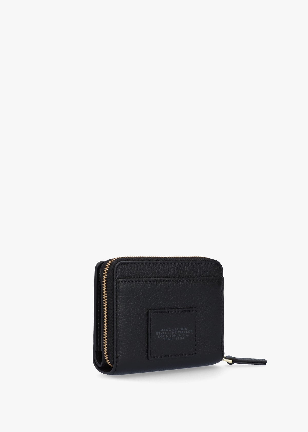 The Leather Mini Black Compact Wallet