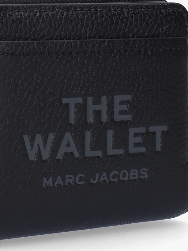 The Leather Mini Black Compact Wallet