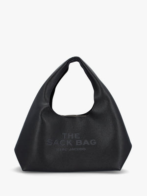 The Sack Large Black Leather Shoulder Bag