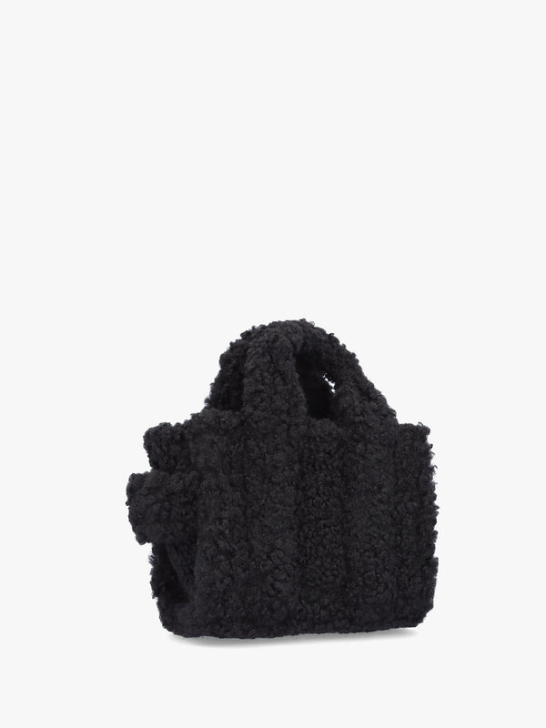 The Teddy Black Cross-Body Tote Bag