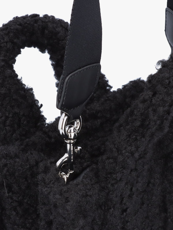 The Teddy Black Cross-Body Tote Bag
