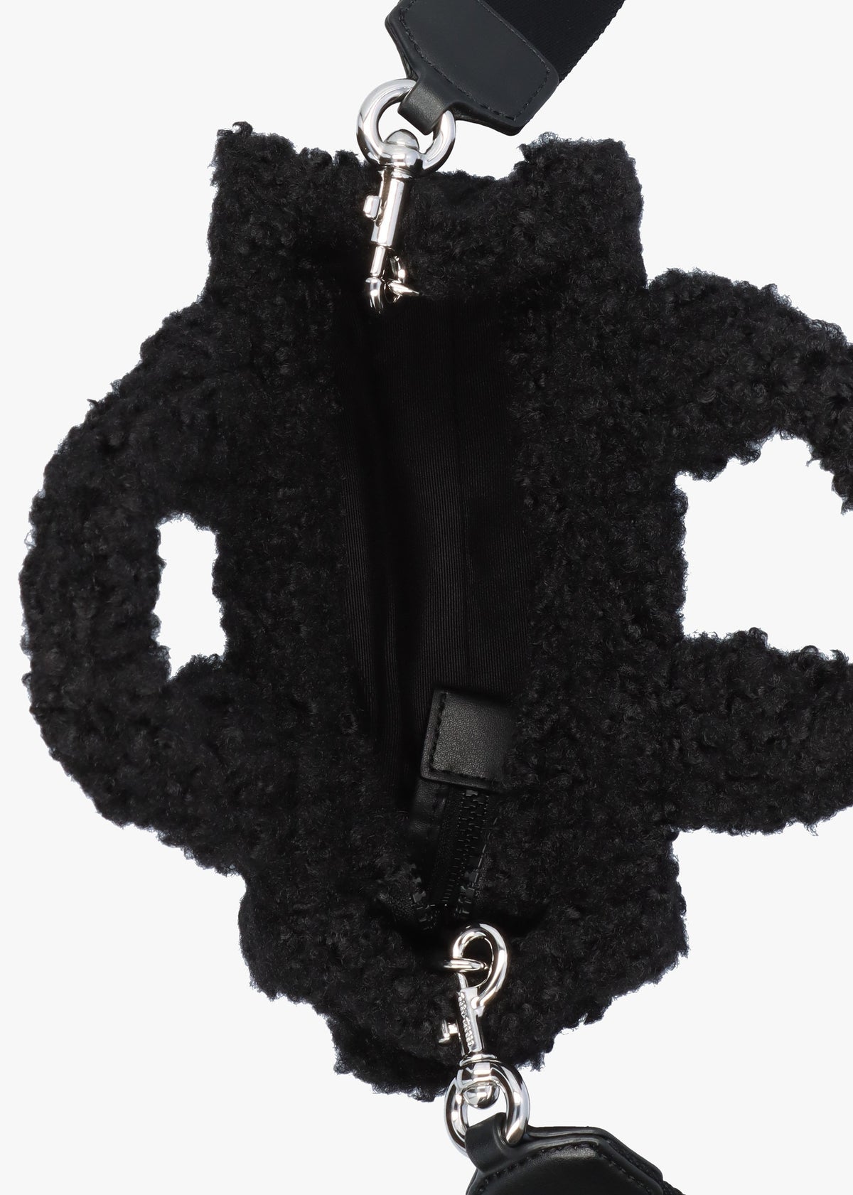 The Teddy Black Cross-Body Tote Bag
