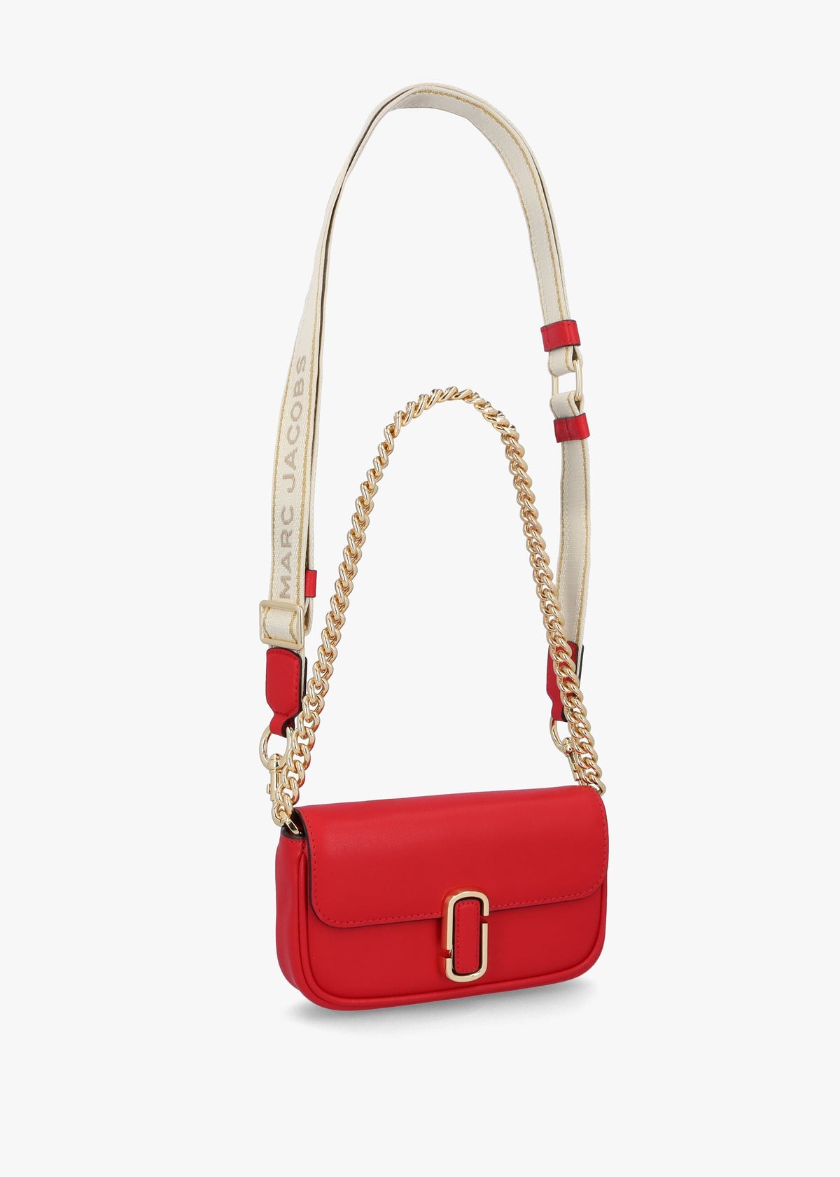 The J Marc Mini True Red Leather Shoulder Bag