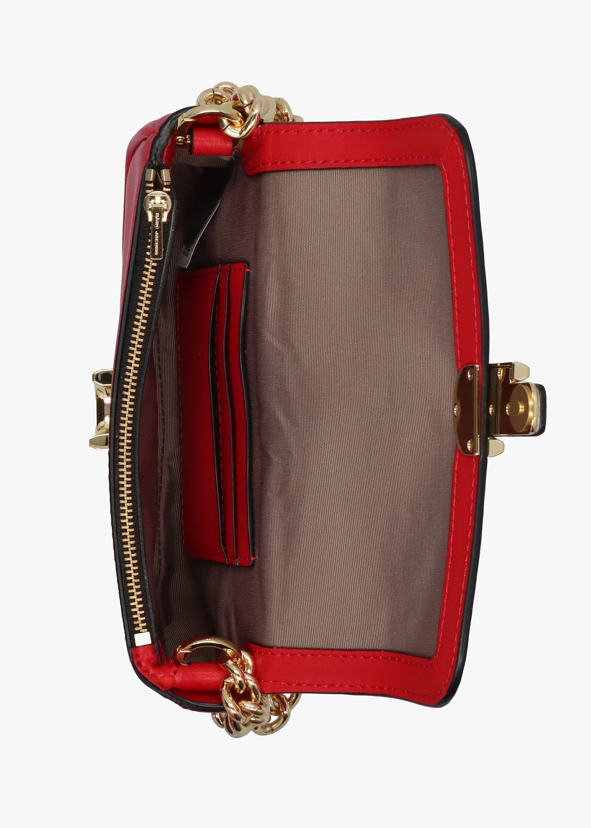 The J Marc Mini True Red Leather Shoulder Bag