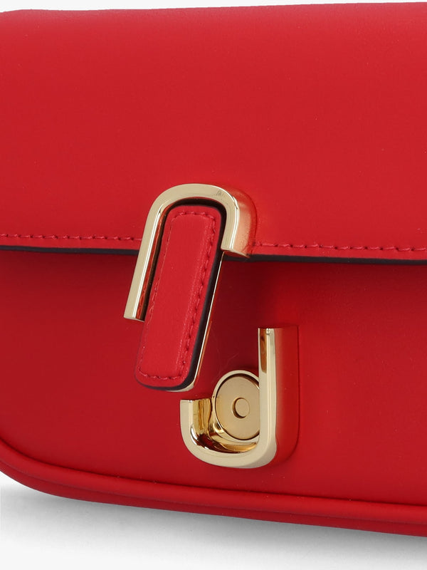The J Marc Mini True Red Leather Shoulder Bag