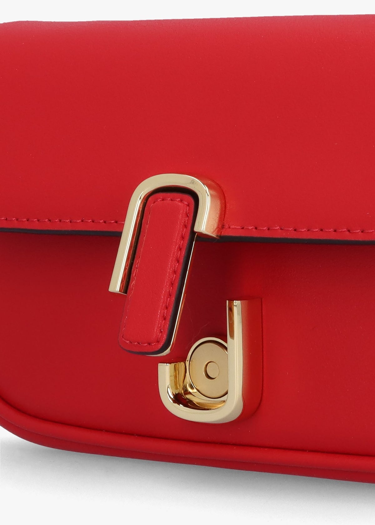 The J Marc Mini True Red Leather Shoulder Bag