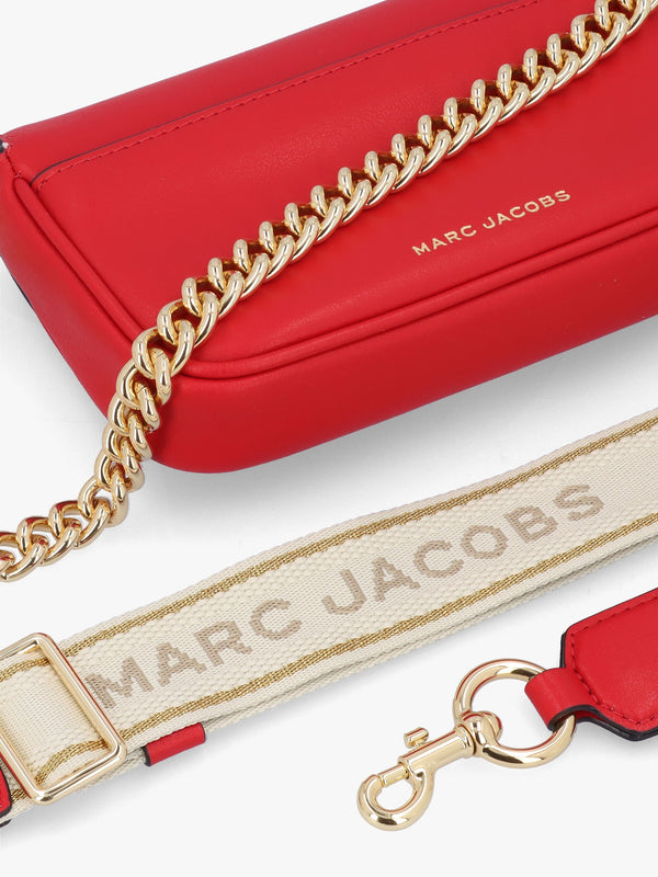 The J Marc Mini True Red Leather Shoulder Bag