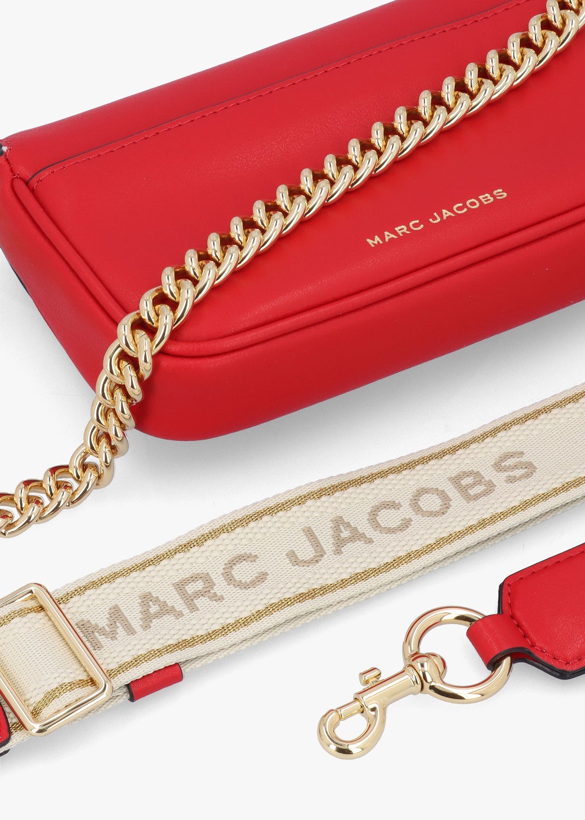 The J Marc Mini True Red Leather Shoulder Bag