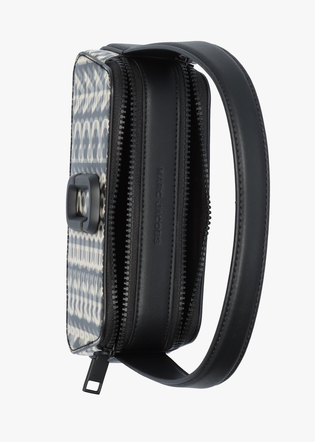 The Slingshot Monogram Lenticular Black White Shoulder Bag