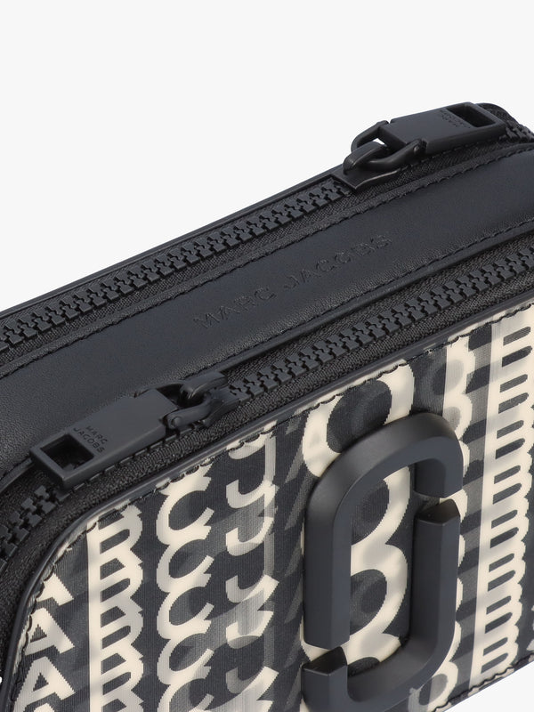 The Slingshot Monogram Lenticular Black White Shoulder Bag