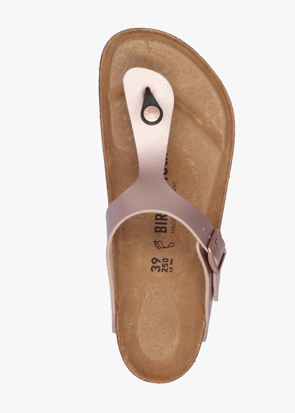 Gizeh Copper Birko-Flor Sandals