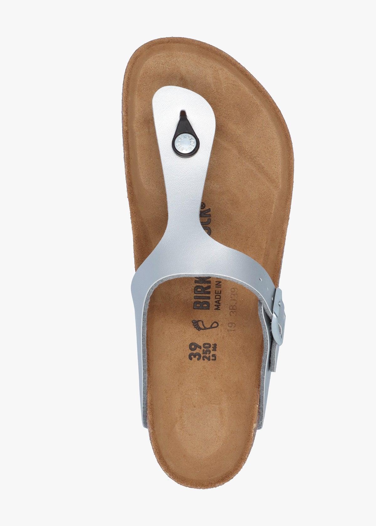 Gizeh Silver Birko-Flor Sandals