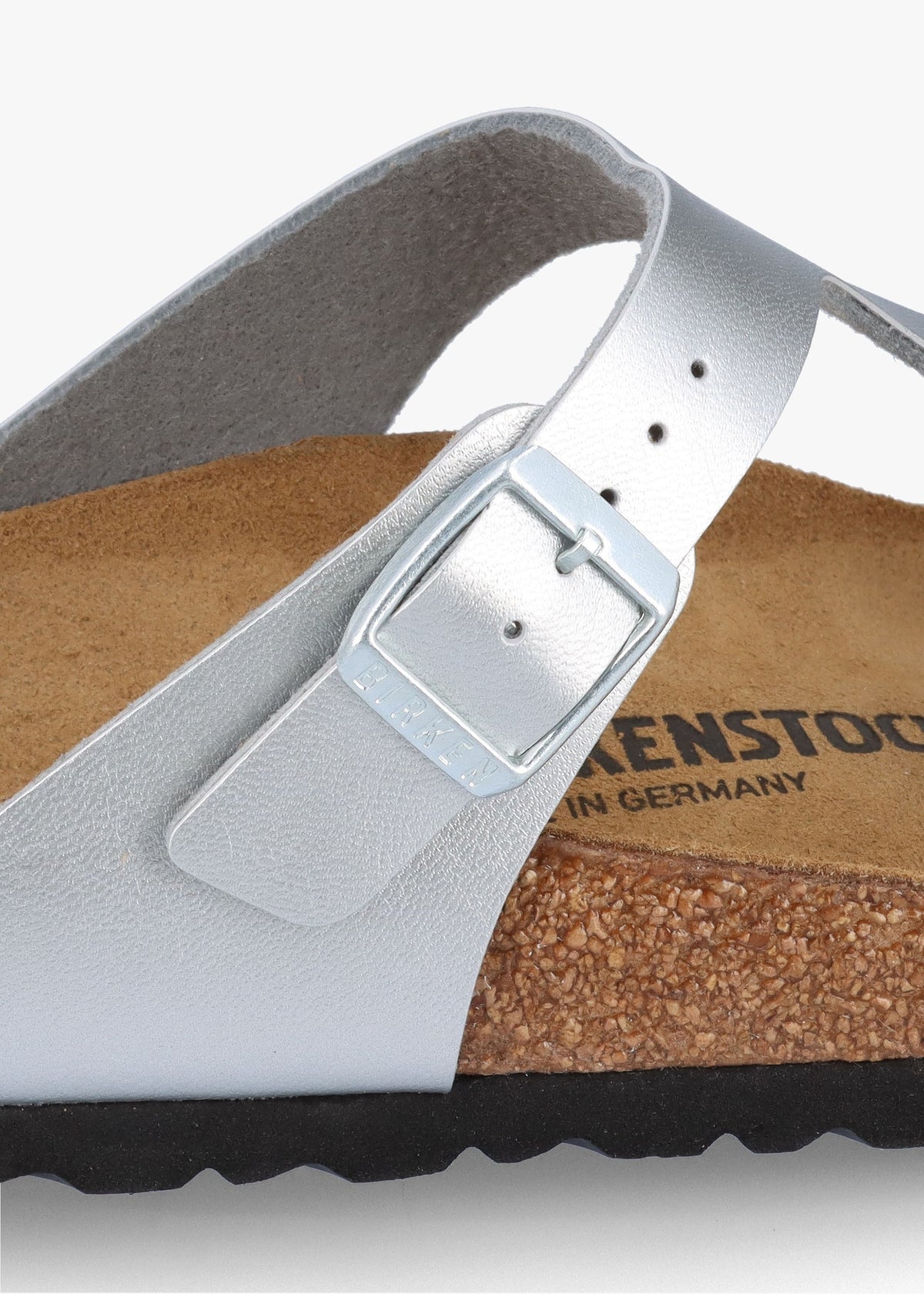 Gizeh Silver Birko-Flor Sandals