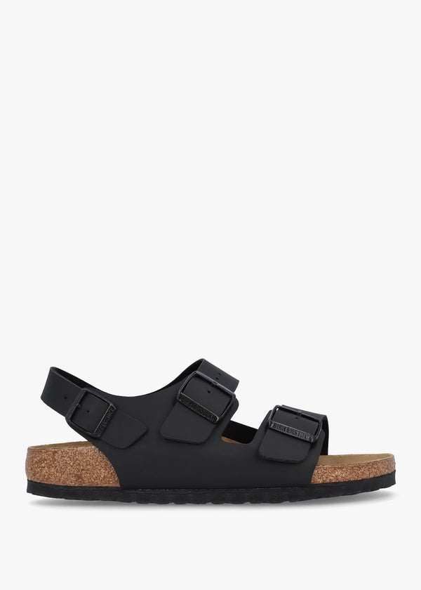 Milano Black Birko-Flor Sandals