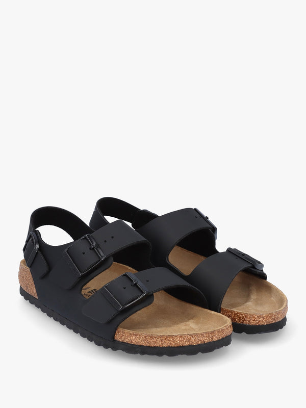 Milano Black Birko-Flor Sandals