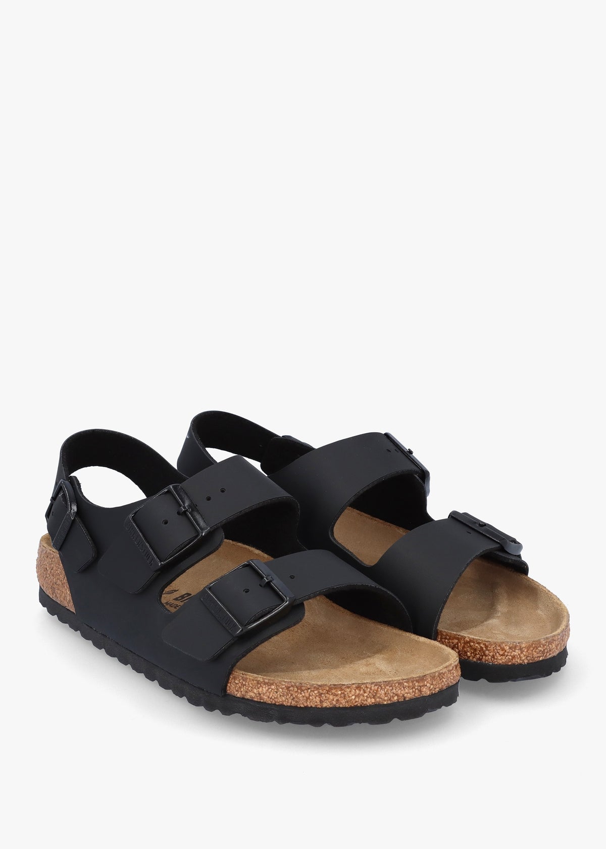 Milano Black Birko-Flor Sandals